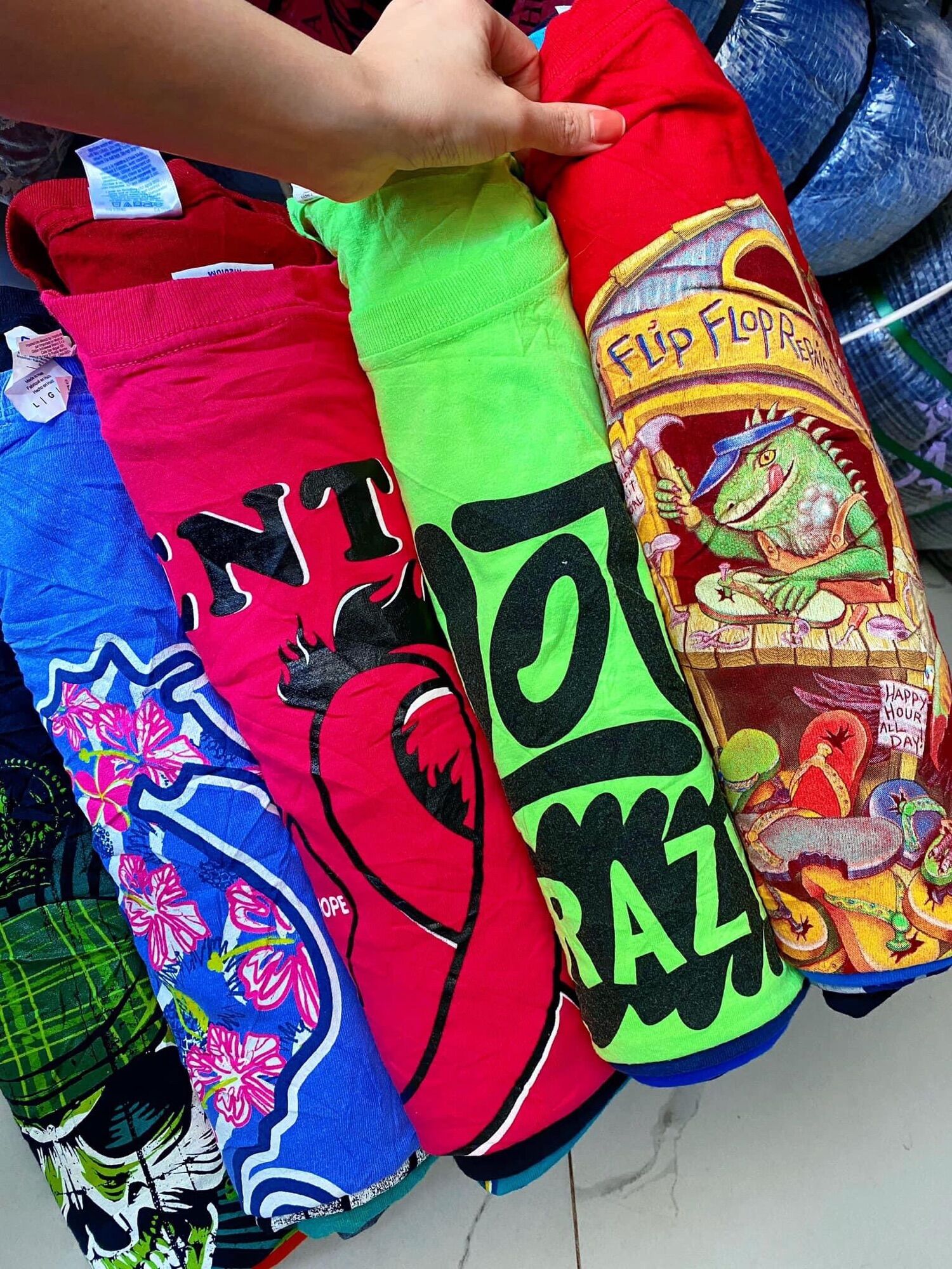 [HCM]Áo thun mĩ 2hand loại 1 mix 2