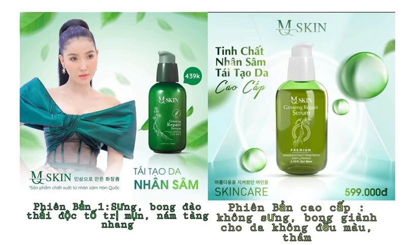 [HCM] Thay da MQSKIN 80ml (xưng - không xưng )
