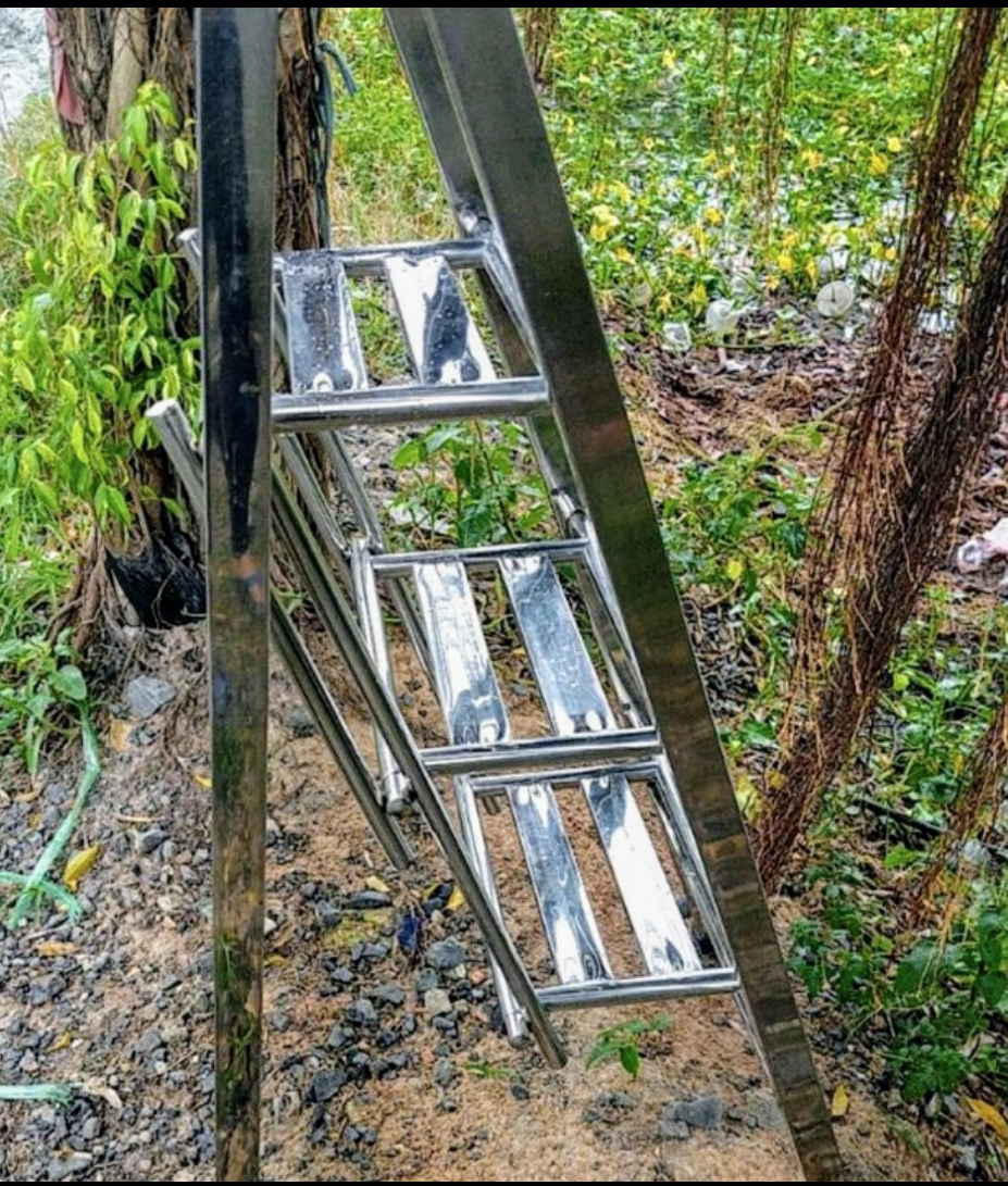Thang xếp Inox Xịn Sò - Đủ Bậc