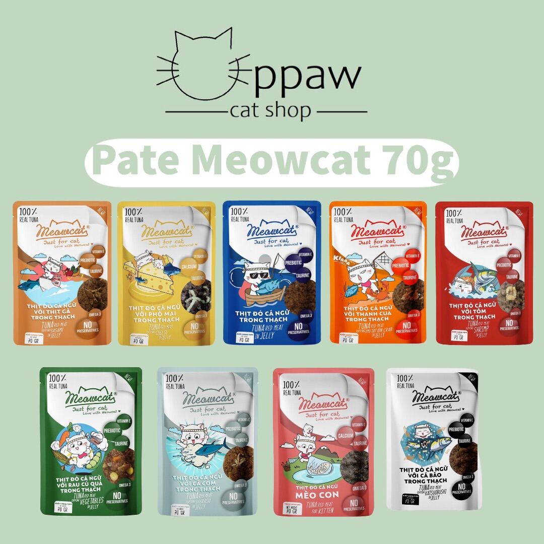 Pate Meowcat Cho Mèo Dạng Thạch 70g thumbnail