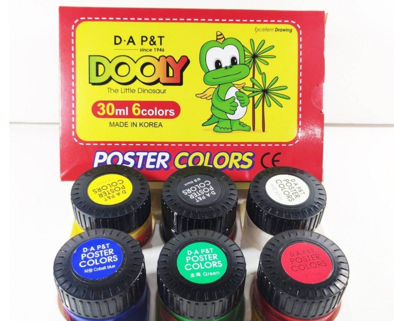 Hộp Màu Nước Poster Dooly 30ml 12 Màu