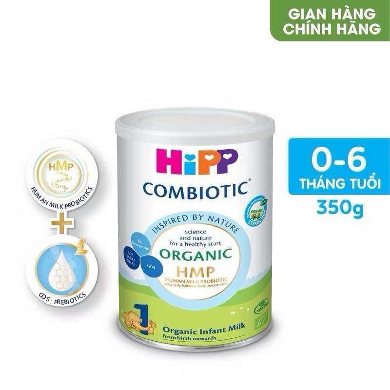 Sữa Hipp Combiotic Organic số 1 hộp 350g dành cho trẻ 0-6 tháng