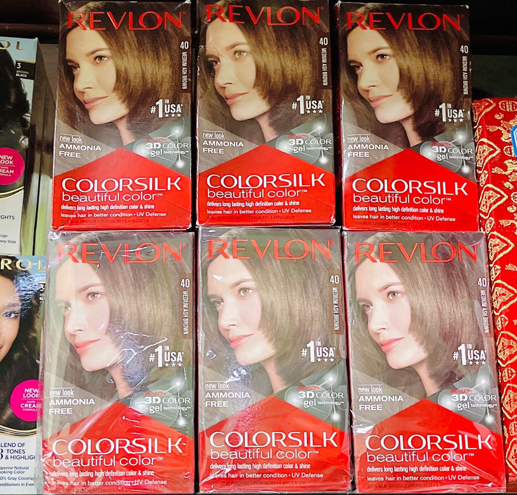 Thuốc nhuộm tóc phủ bạc thảo dược REVLON, Hàng Mỹ Chính Hãng