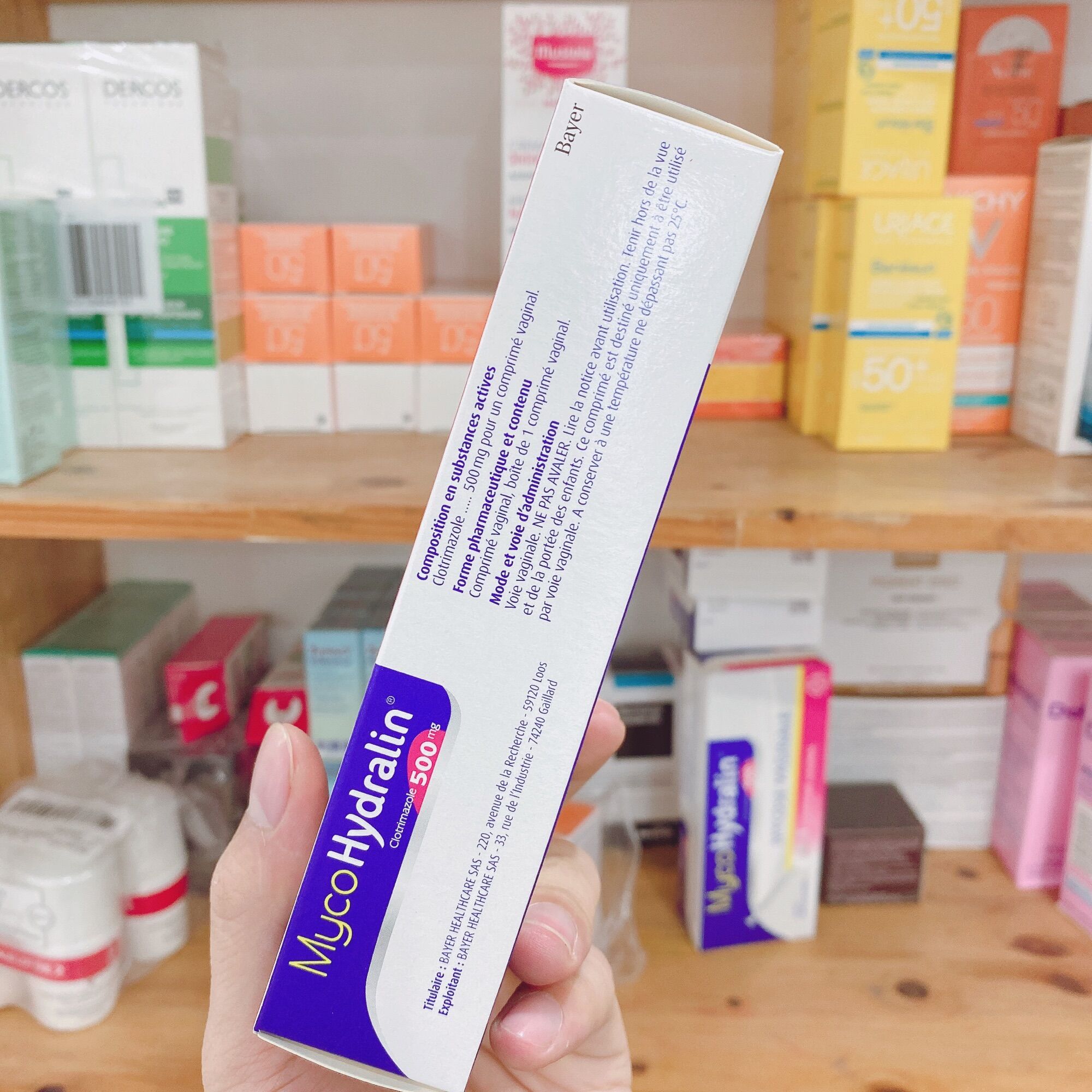 Viên đặt MycoHydralin 500mg