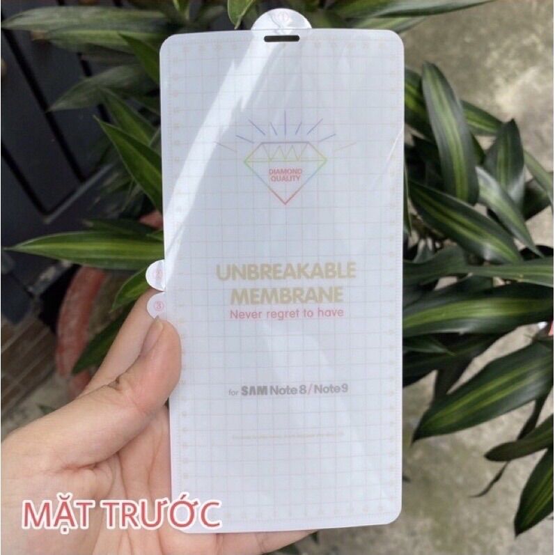 [ MẶT TRƯỚC + MẶT SAU ] DÁN PPF DẺO TRONG DÀNH CHO SAMSUNG S8/S9 S8+/S9+ S10 S10+ NOTE8/9 NOTE10 NOTE10+