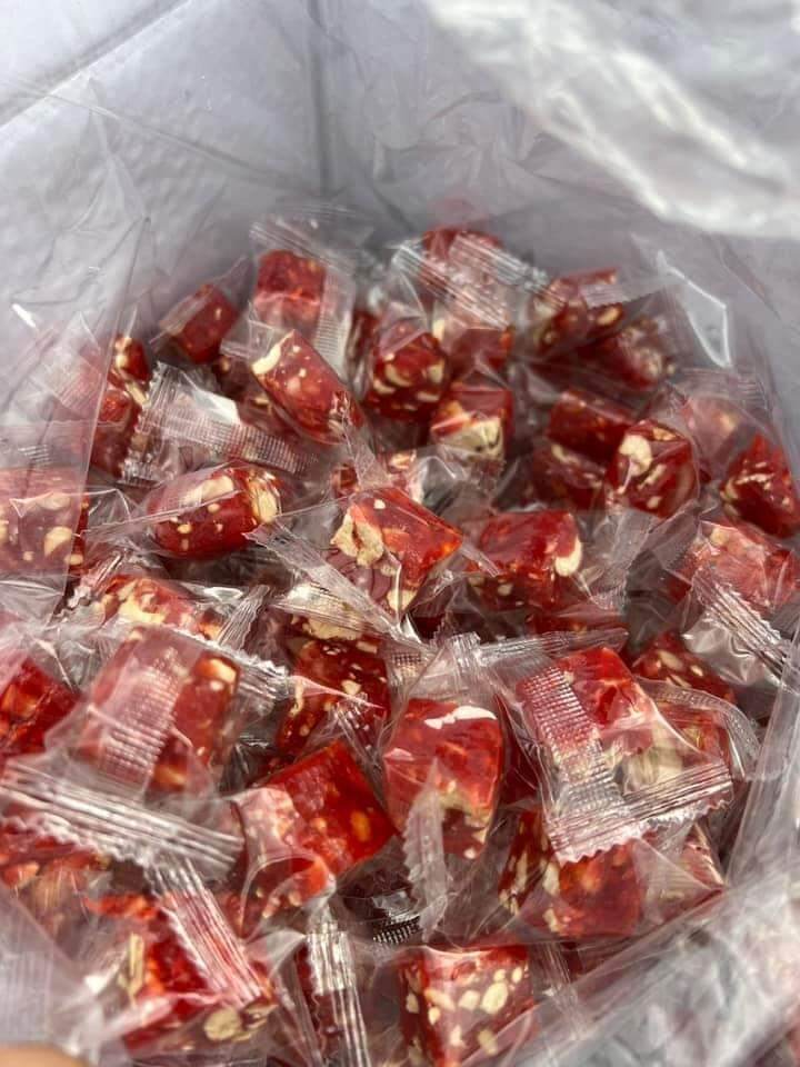 Mứt dâu viên sấy dẻo  ít ngọt 500g