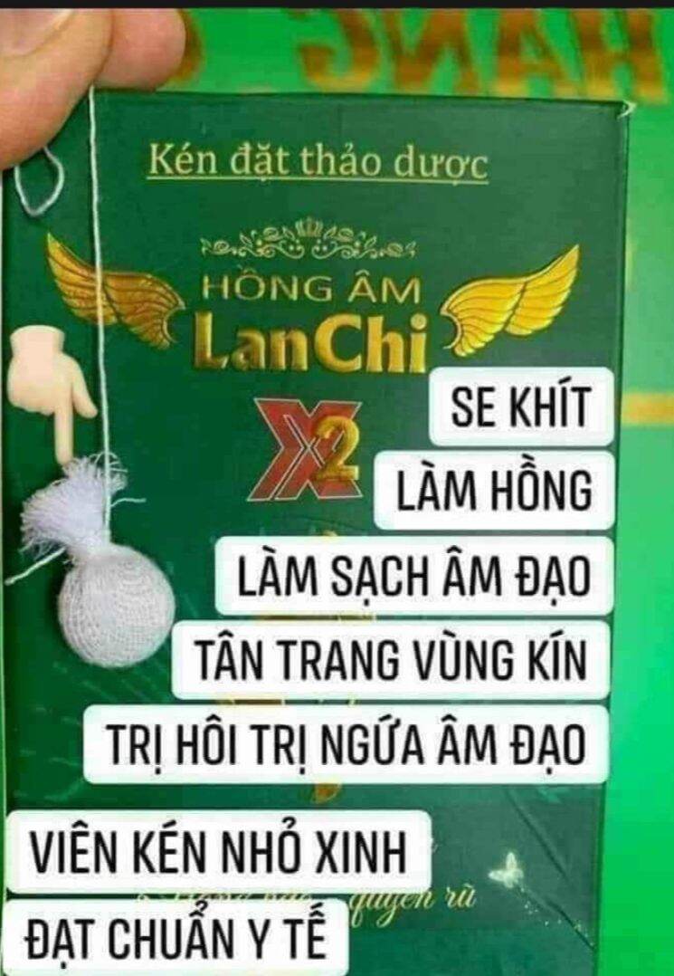 Kénn đặt hồng âm X2 Lan Chi _làm sạch_ làm hồ ng _ tân trang vù ng kí n_ tr ị hô i , ngứ a â m đạ o