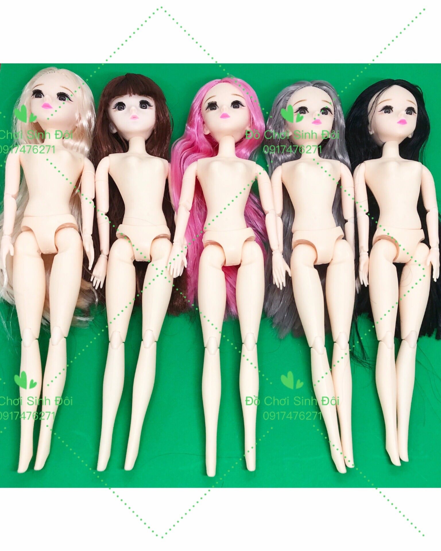 Búp bê 20 khớp mắt 4d