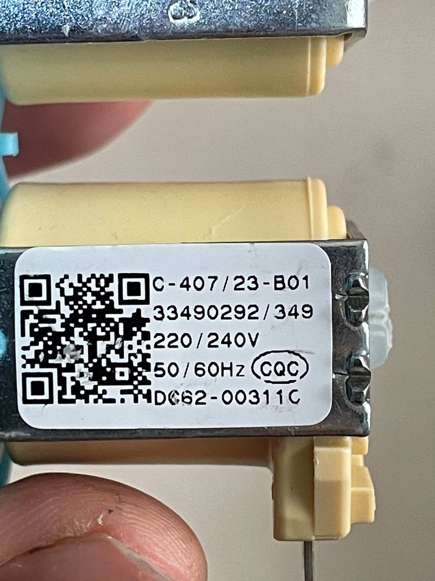 Van cấp nước máy giặt Samsung van đôi hàng hãng