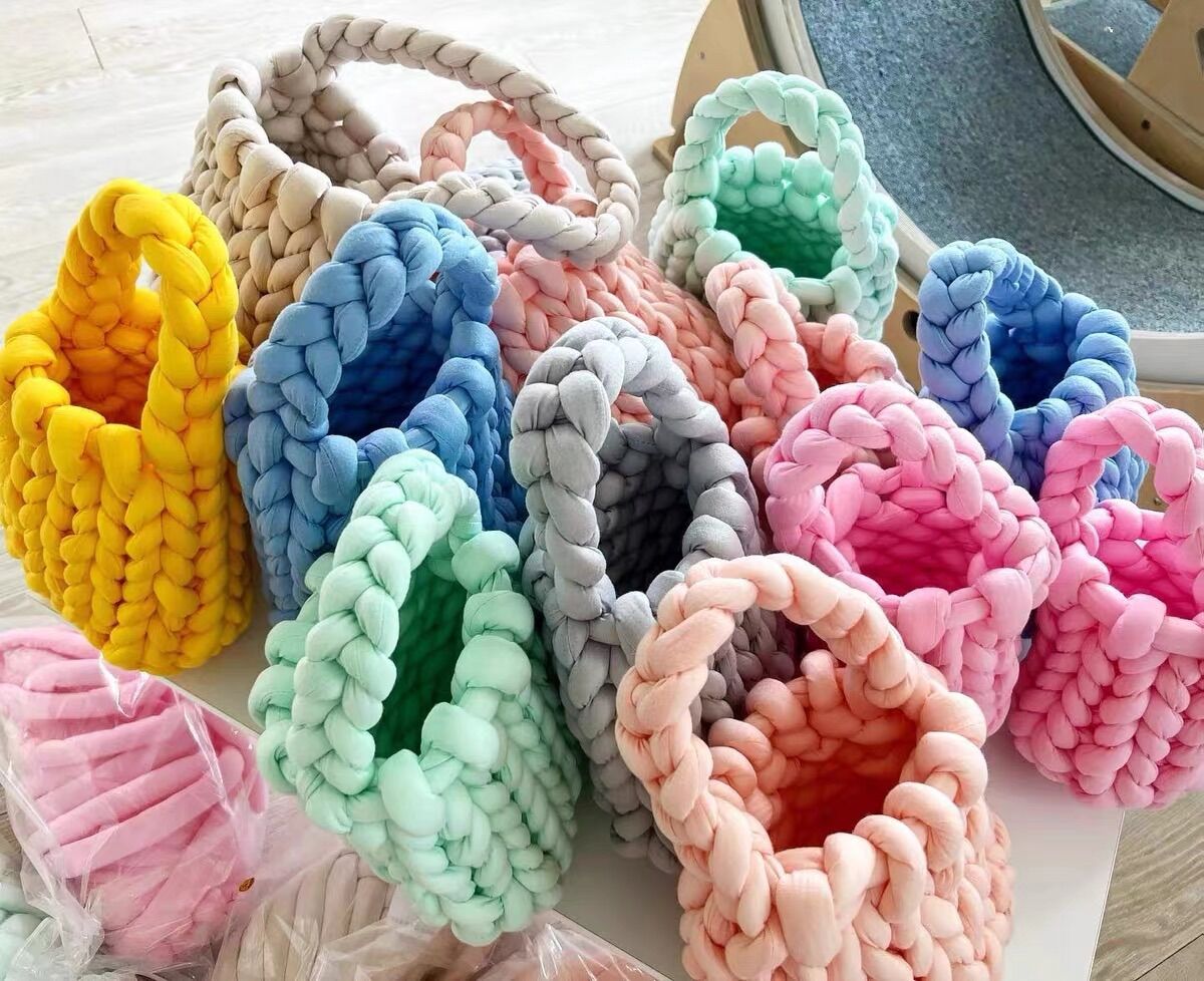 Len Chunky Cotton Sợi Siêu To Hot Trend