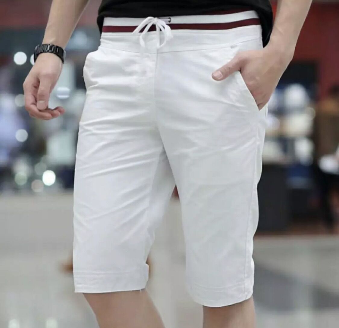 Quần short kaki lưng thun HT02