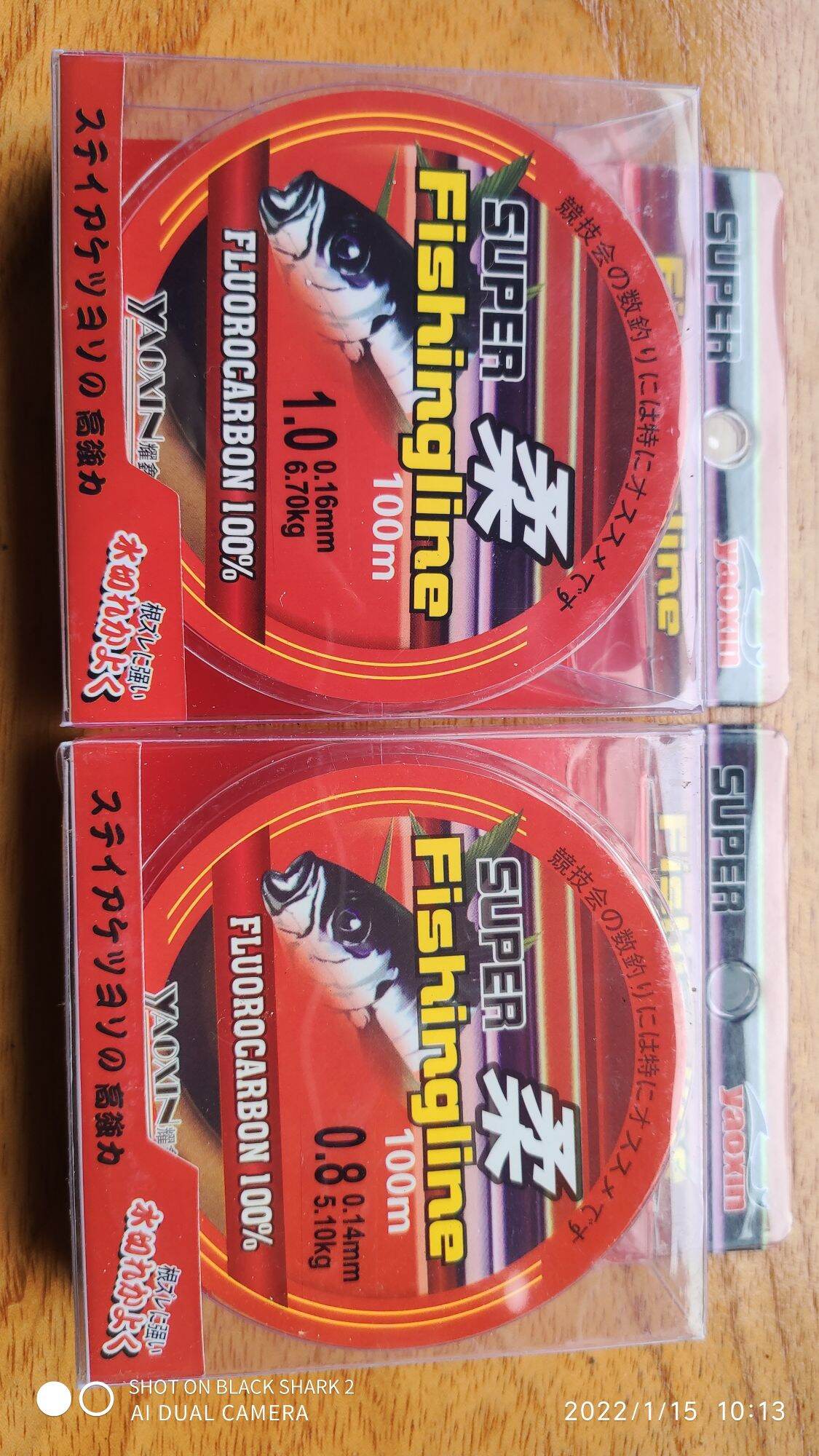 cước câu cá fluorocarbon nylon size 0.8 , size 1.0 cước câu cá