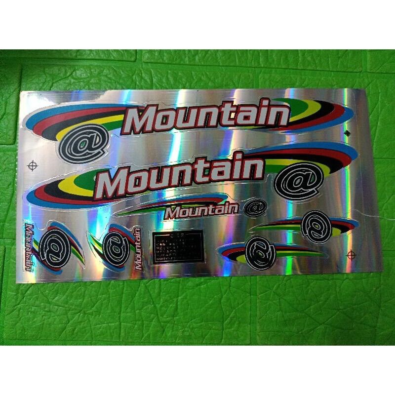 Mountain Bike Sticker Set Imported from Thailand