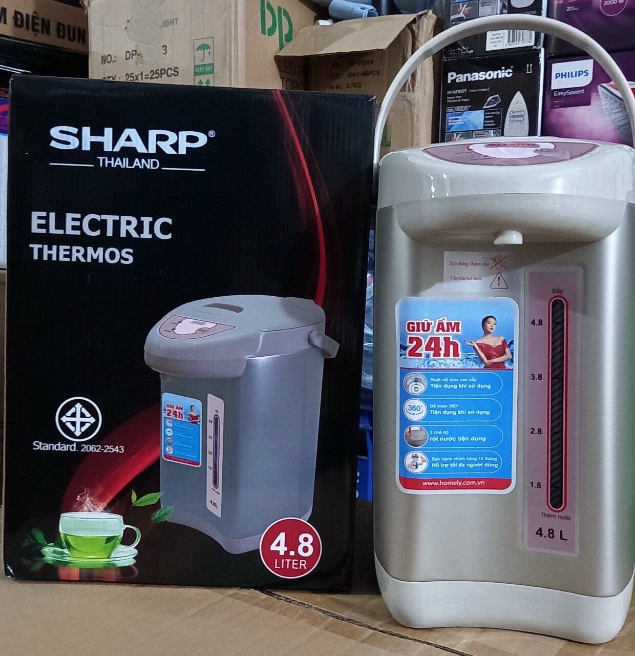 Bình thuỷ điện sharp 4,8 lít- mã 239