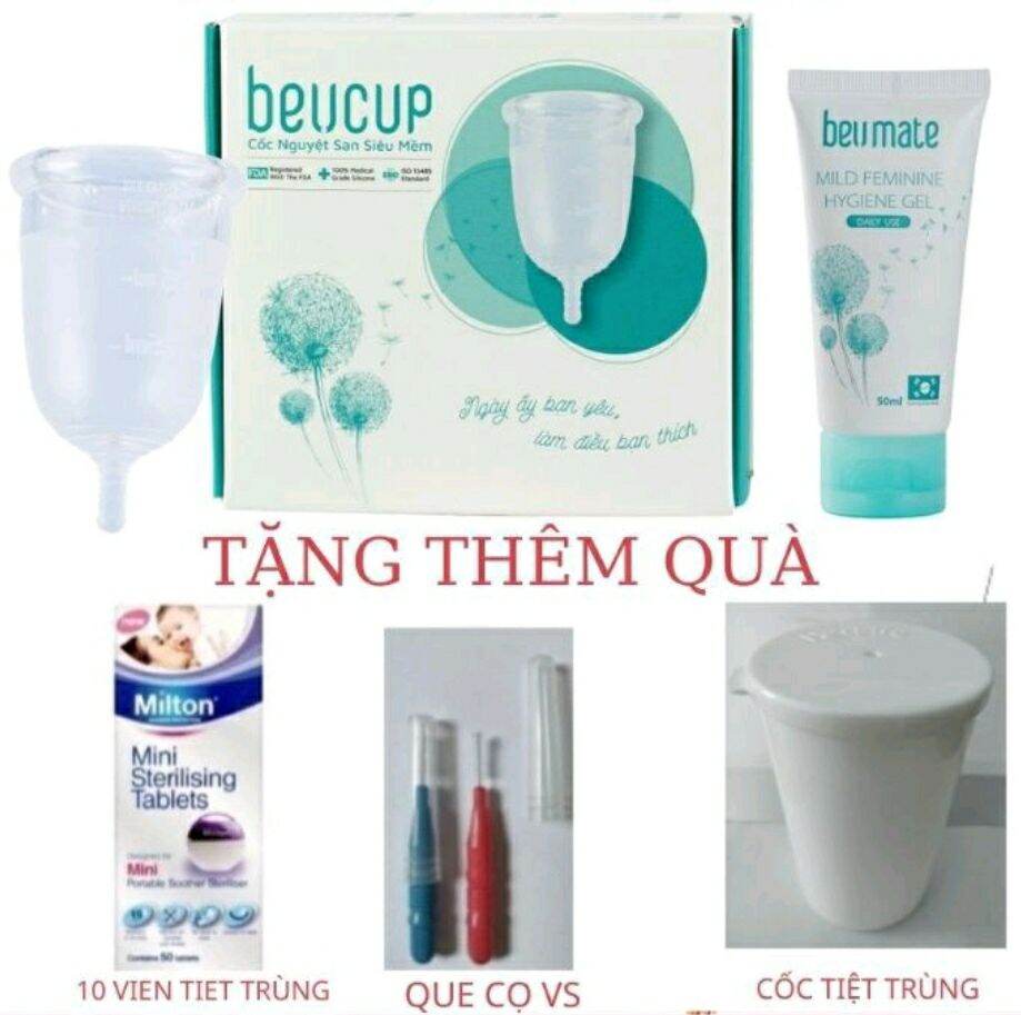 Cốc nguyệt san beucup hàng chính hãng