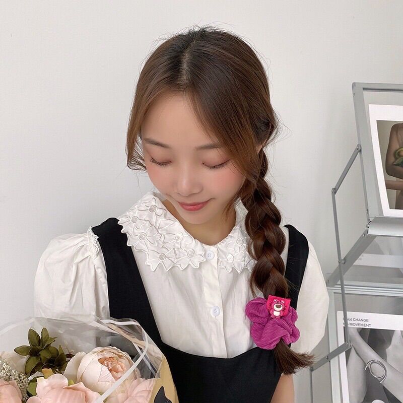 Dây cột tóc tag gấu dâu lotso