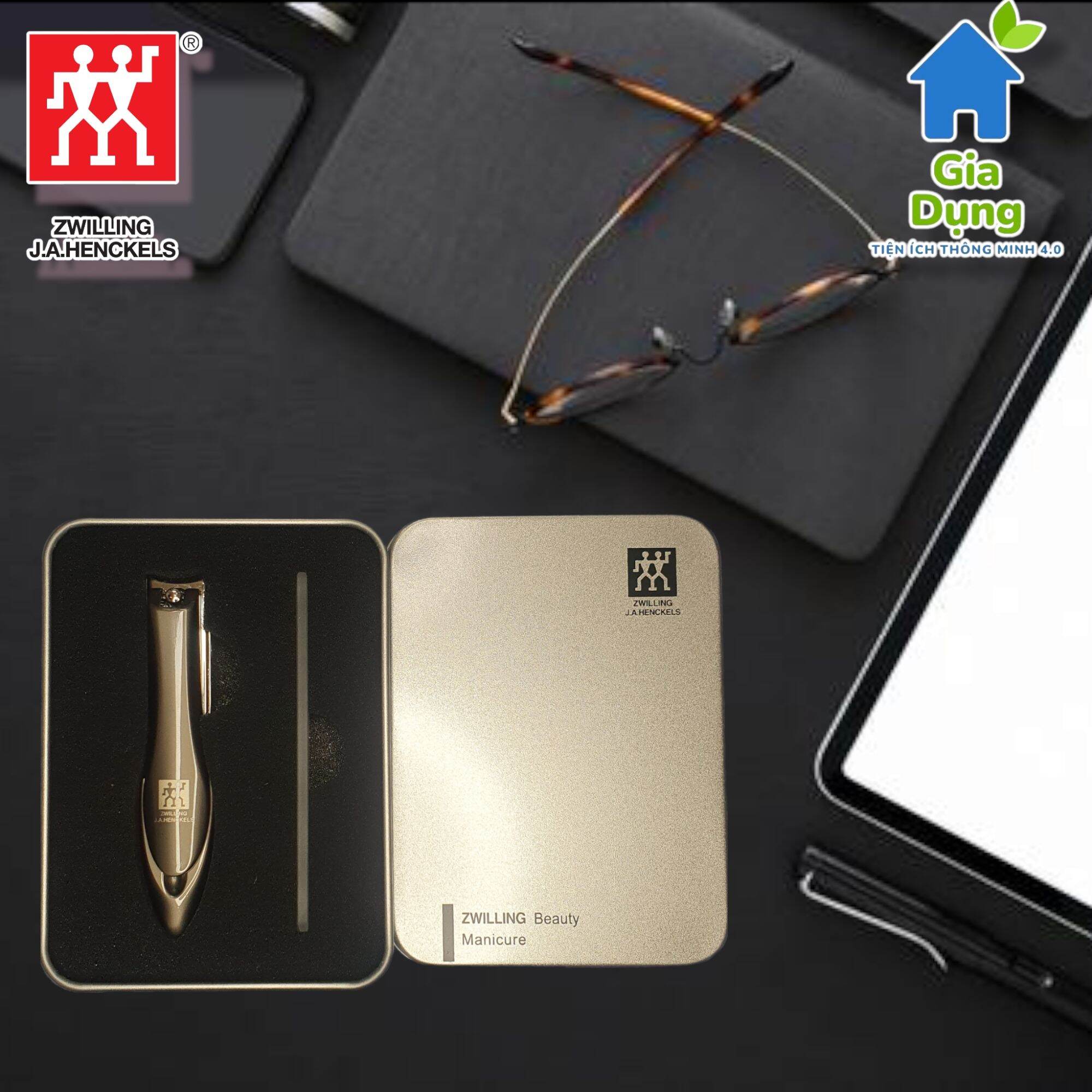 Bộ bấm móng tay Đức Kèm dũa móng cao cấp