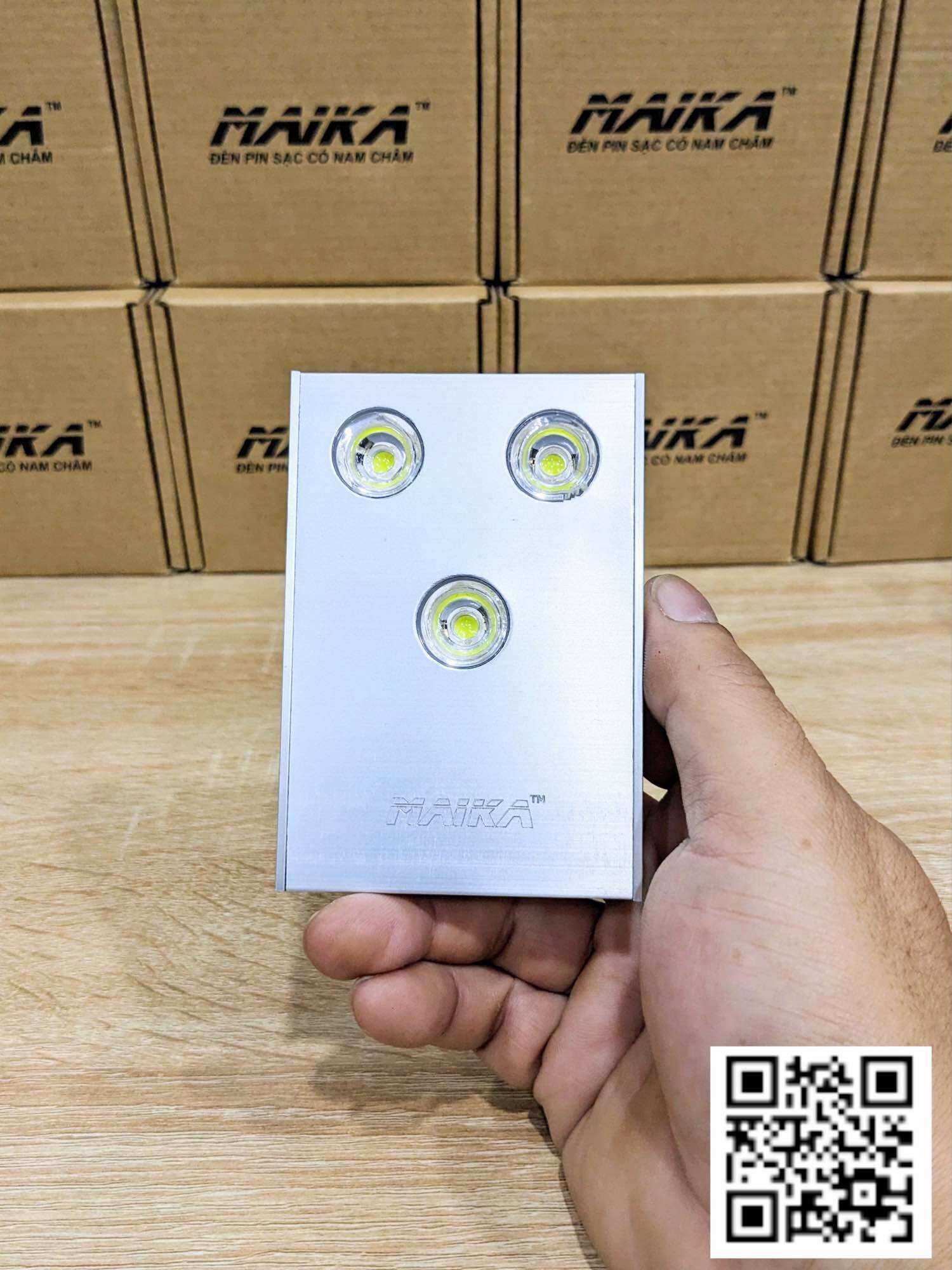 Đèn pin mini nam châm cảm ứng siêu sáng Maika MK03 TypeC