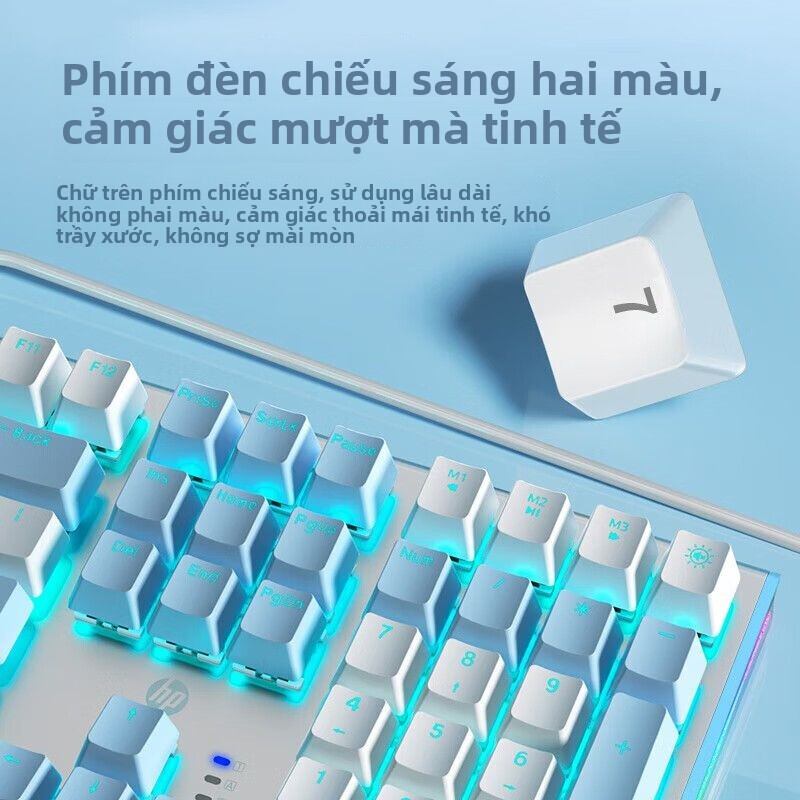 HP | Transparent Wired Gaming & Office Mechanical Keyboard Giá 849,000 Đồng*Miễn phí vận chuyển