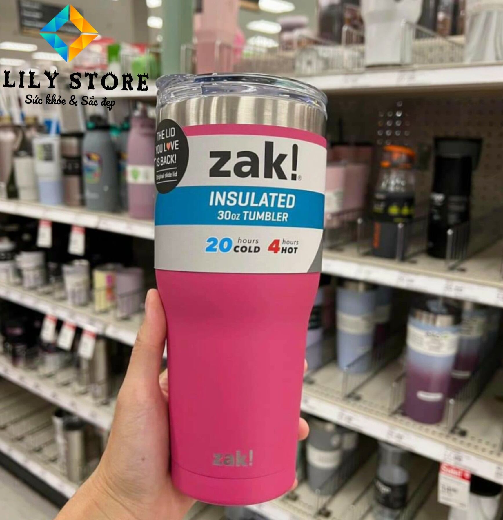 Ly Giữ Nhiệt Của Mỹ Zak 900ml