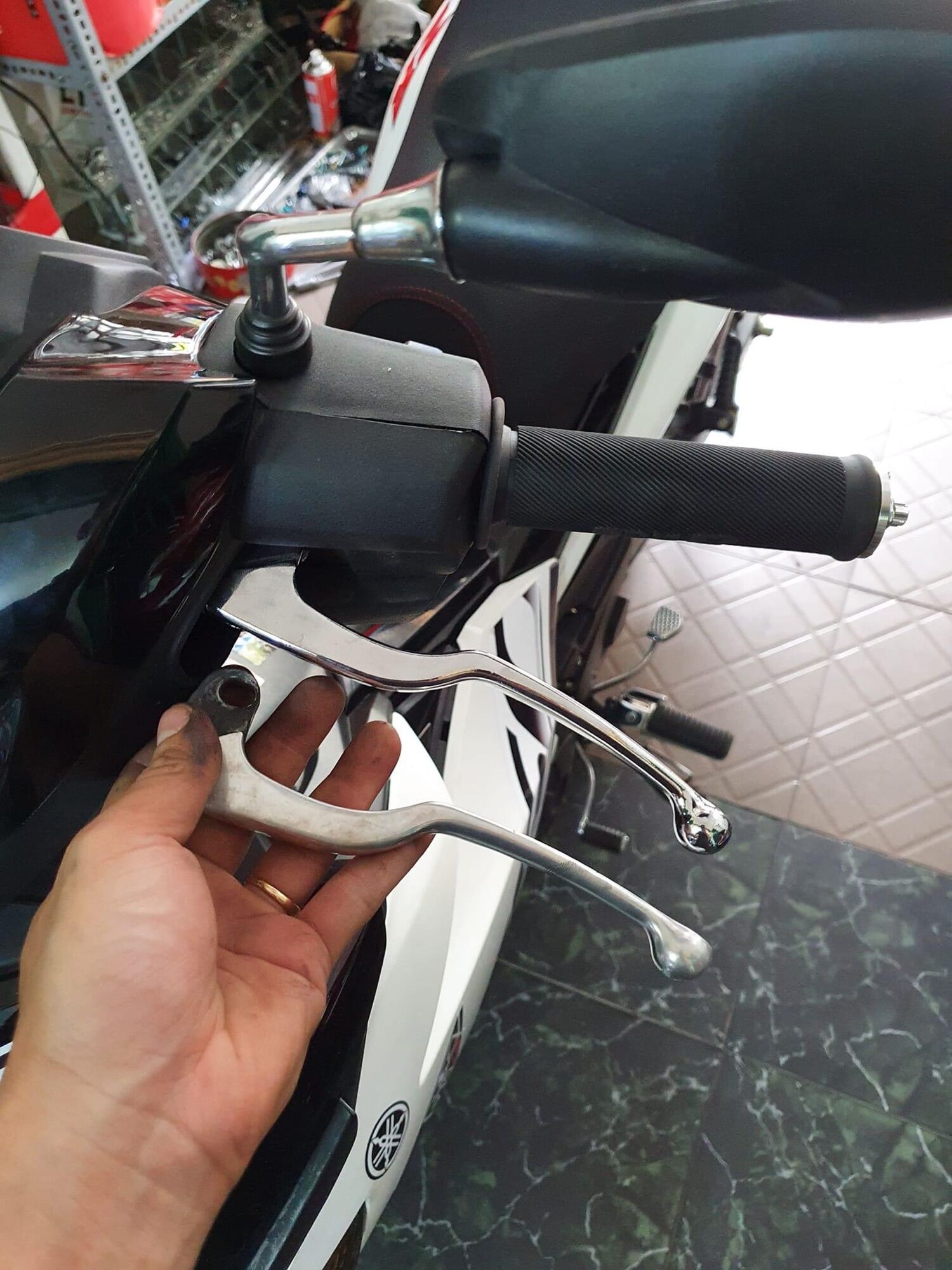 Cặp tay <thắng côn> zin đánh bóng winner/winner x/GTR 150