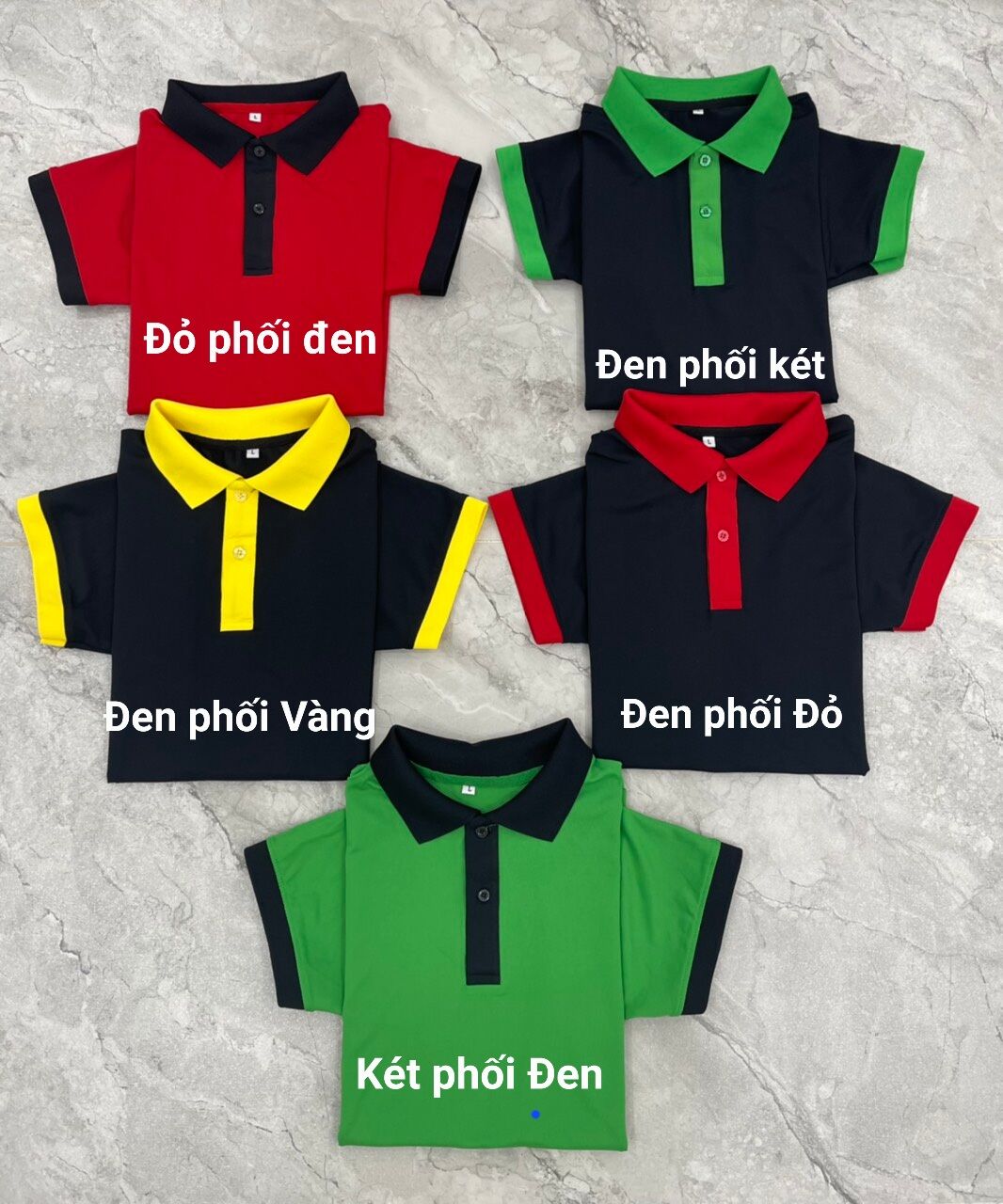 ÁO POLY PHỐI SỌC