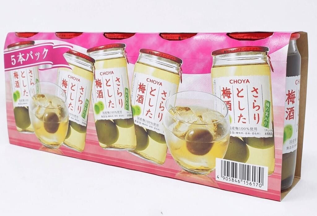 (Siêu ngon-rẻ) Combo 5 chai nước mơ xanh Choya 160ml Nhật Bản