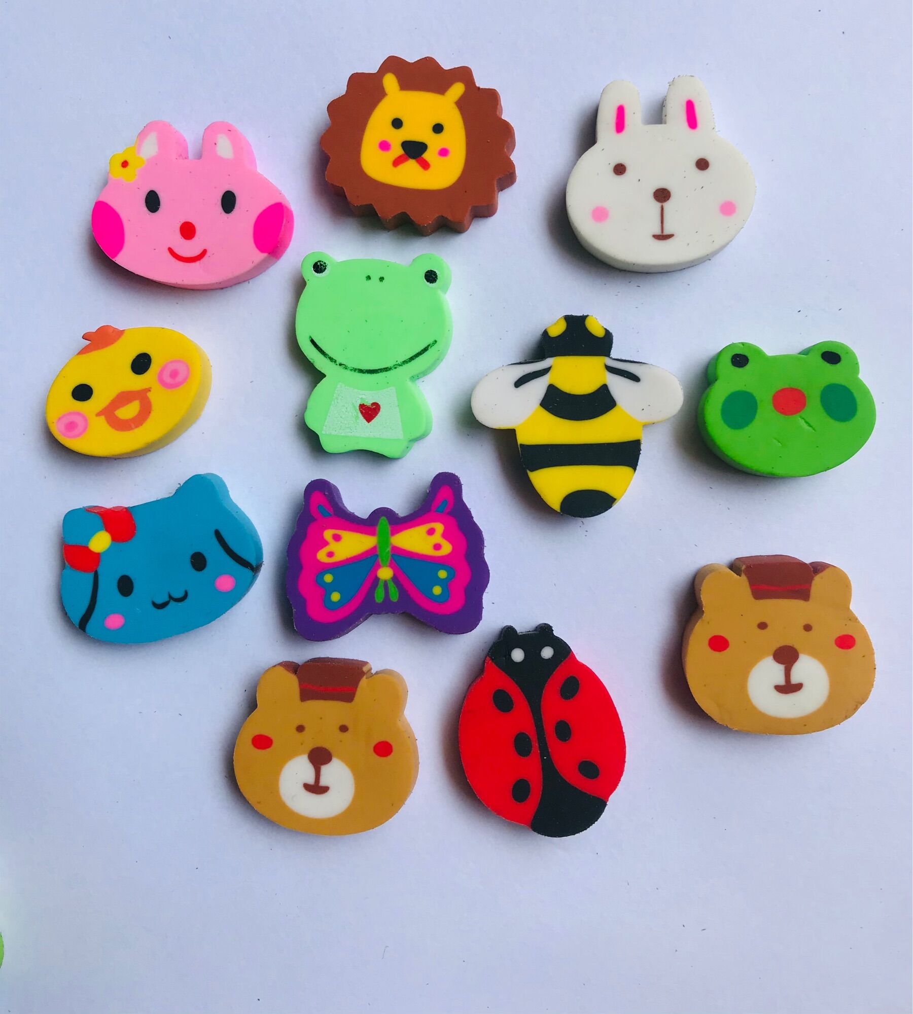🍓Combo 10 Viên Gôm (Tẩy) hình Đáng yêu (dài 2-3cm)