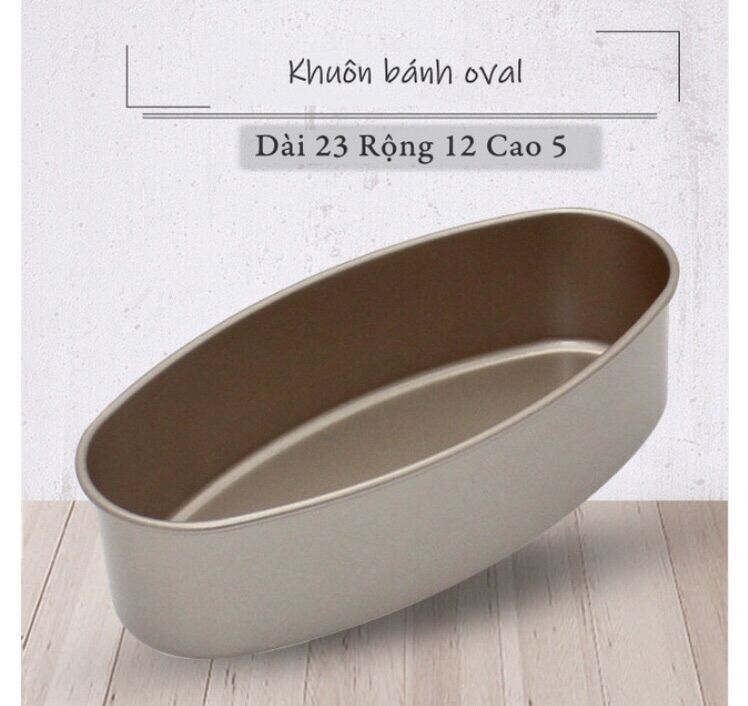 Khuân hình ovan làm bánh mỳ hoa cúc , chống dính