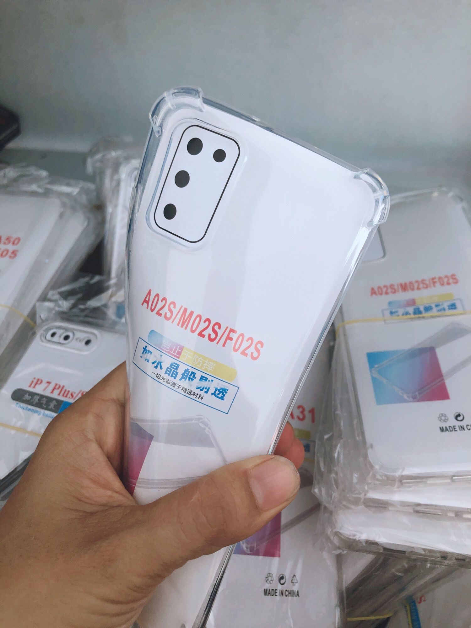 Ốp lưng dẻo trong chống sốc sam sung A02s/M02s/F02s
