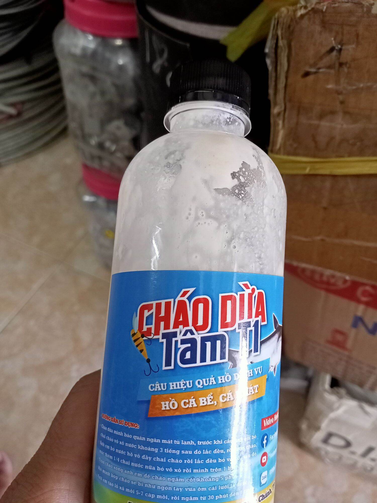 Cháo dừa câu cá tâm t1