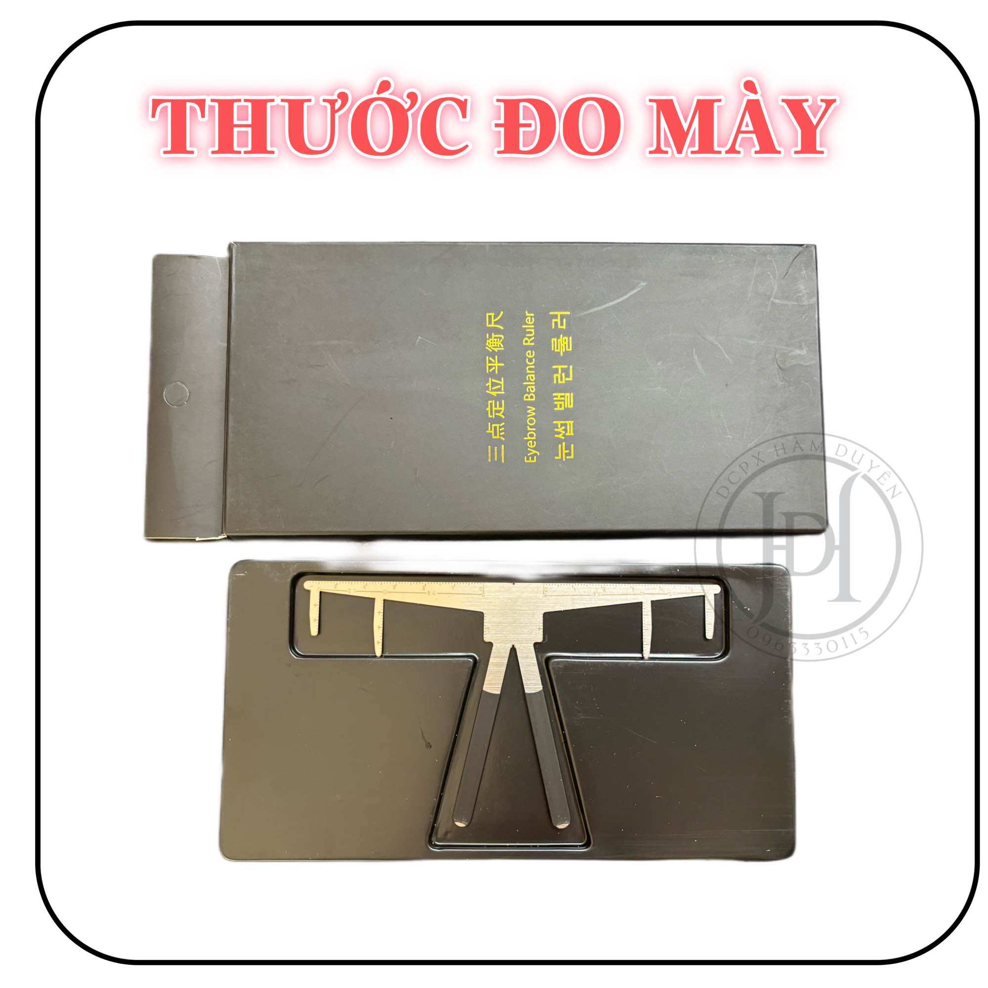Thước đo mày Diễm Nguyễn