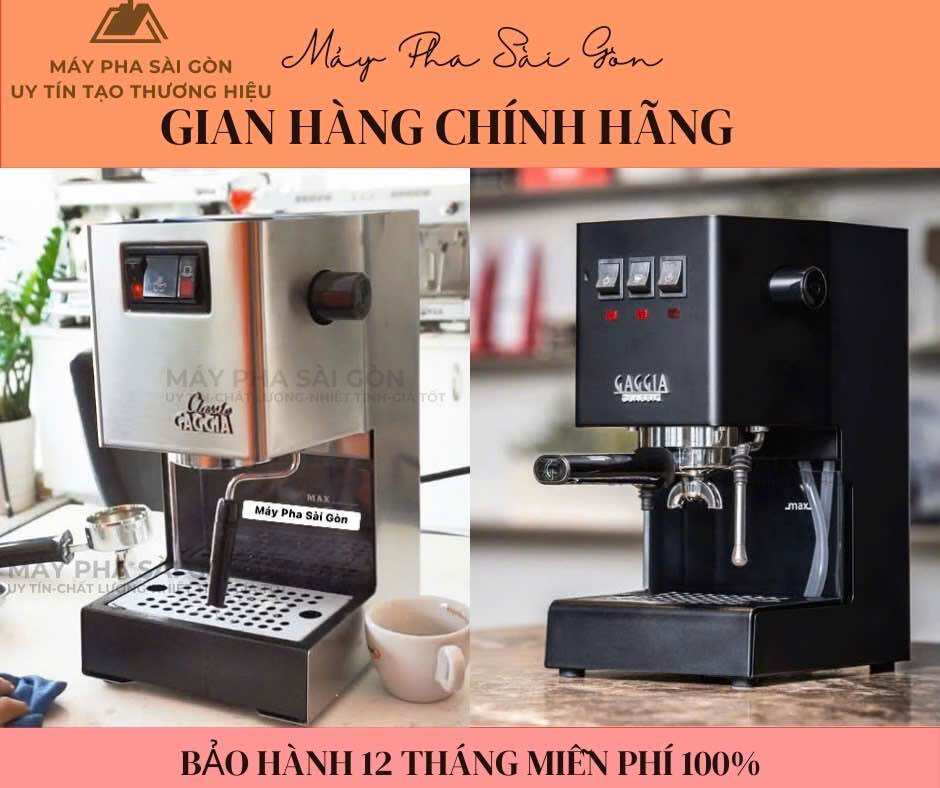 Máy pha cà phê Gagia Classic E24 Phiên bản mới nhất Nồi Đun Đồng italy 100%