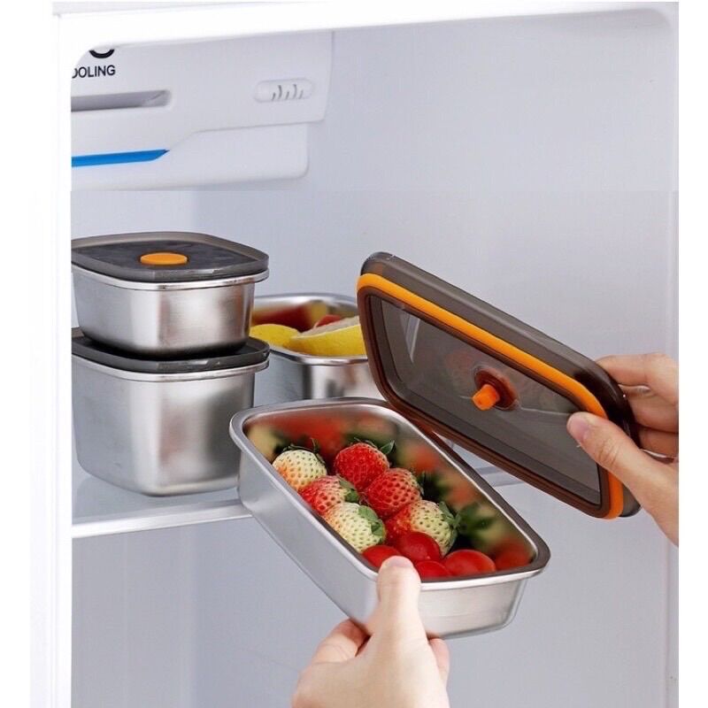 Hộp inox 304 bảo quản thức ăn 1000 ml