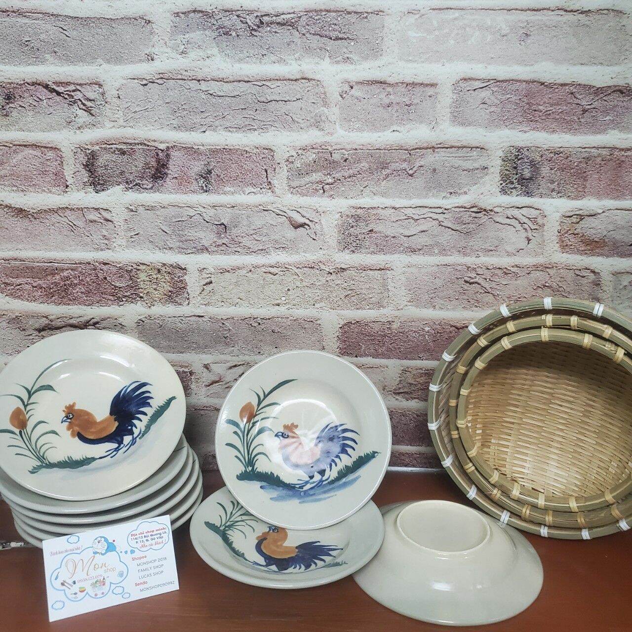 BỘ 10c CHÉN CƠM CON GÀ THỦ CÔNG XƯA LOẠI ĐẸP