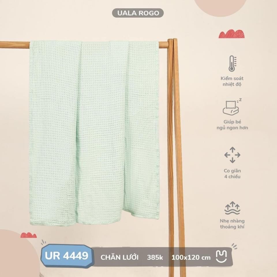 Chăn lưới bambo ualarogo mẫu mới