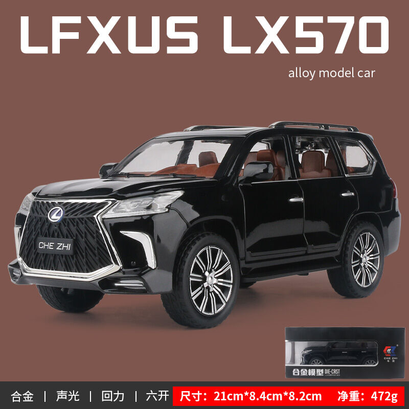 Mô Hình Xe Lexus LX570 1:24 Có Âm Thanh và Ánh Sáng
