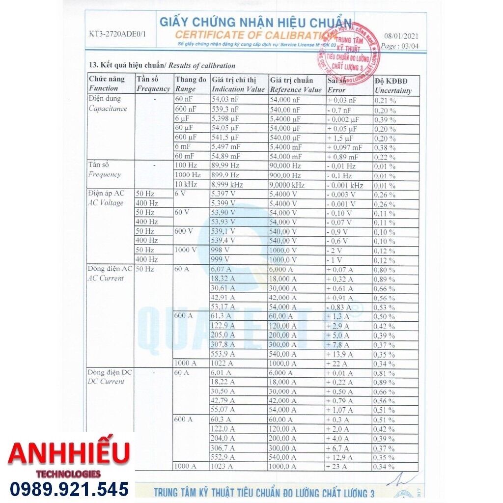 APECH AC 199 Ampe kìm đo AC/DC APECH AC 199 (1000A)