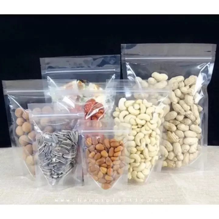 1 Kg túi zip trong đáy đứng