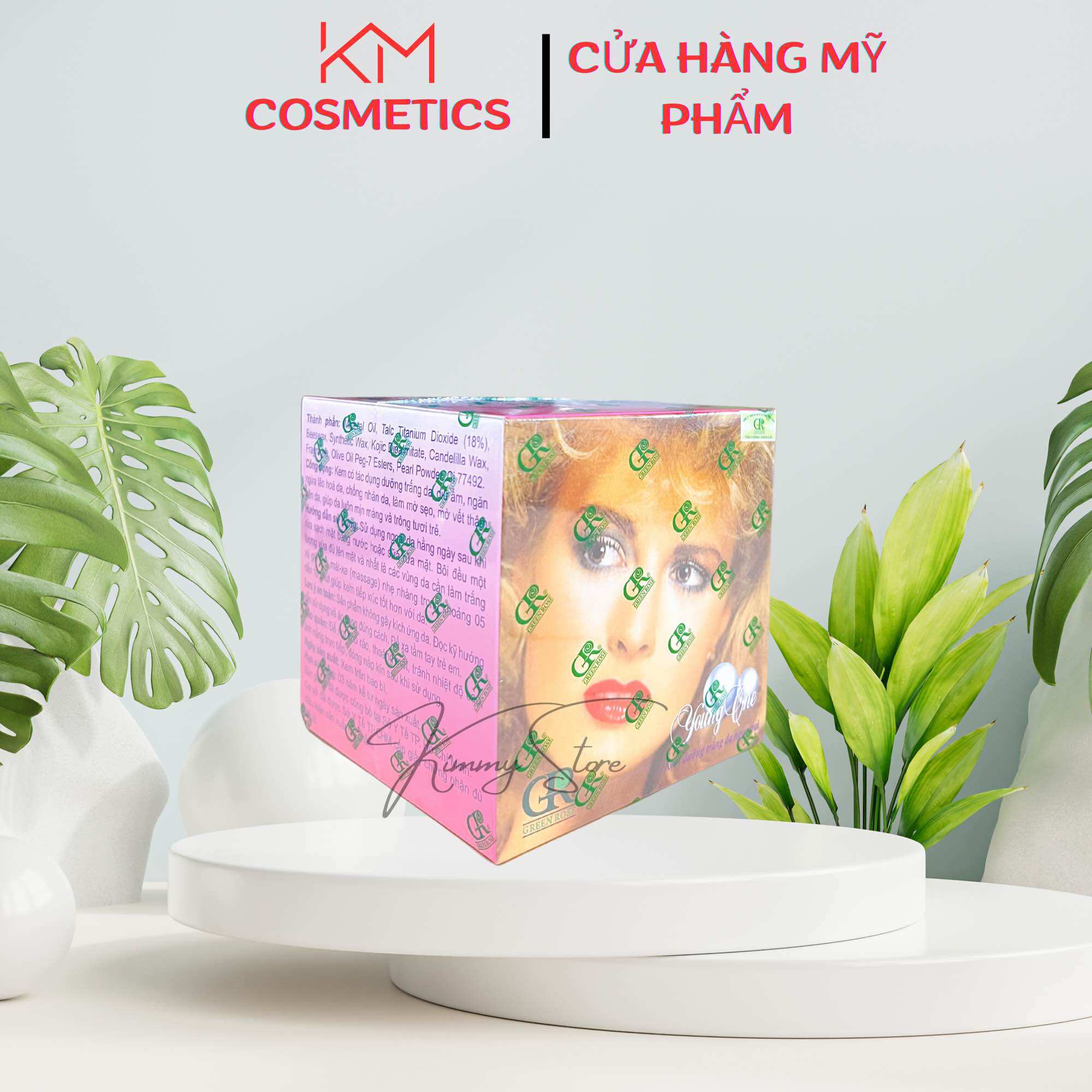01 hộp Kem dưỡng trắng da Young One size lớn 100g ( xù đại tiếng thái )