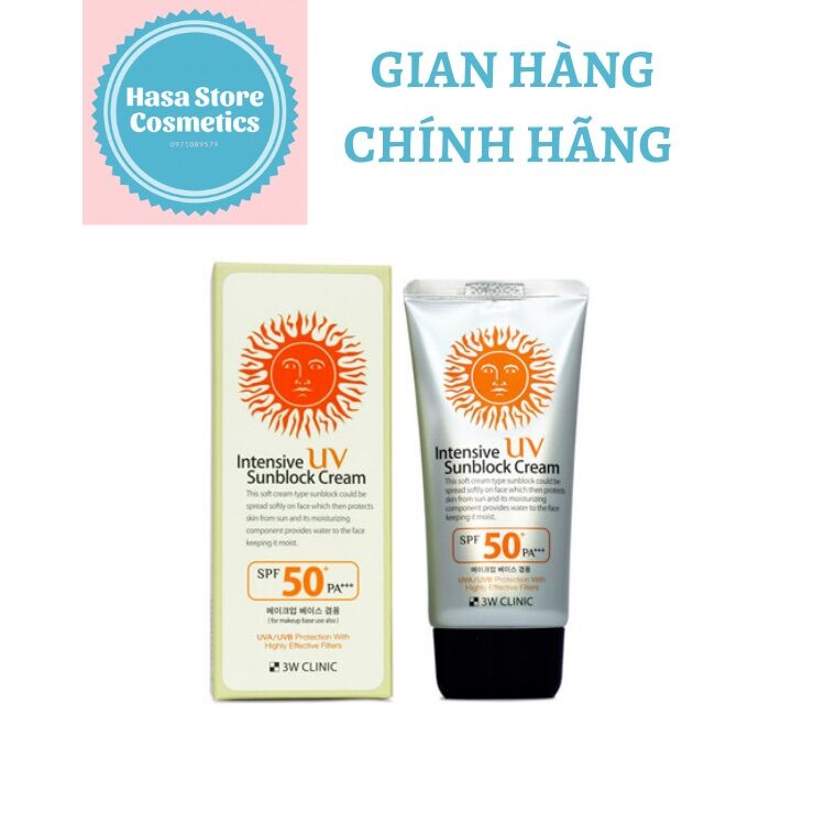 [HCM]Kem chống nắng 3W Clinic SPF50 PA +++