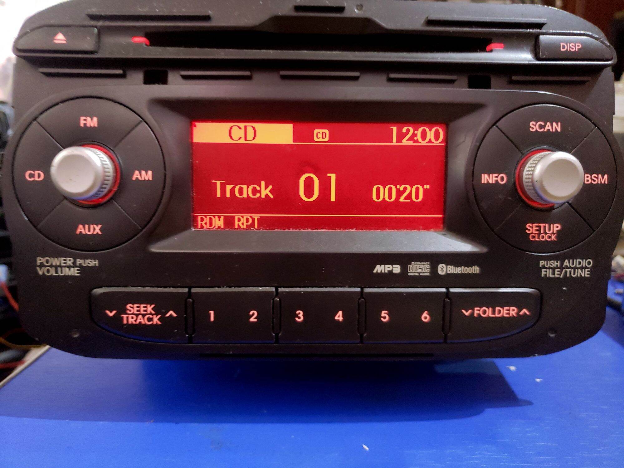 Đầu Bluetooth CD aux Ô tô KIA MORNING 2018
