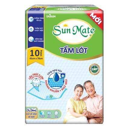 Tấm Đệm Lót Người Lớn Sunmate (10 Miếng/Bịch)