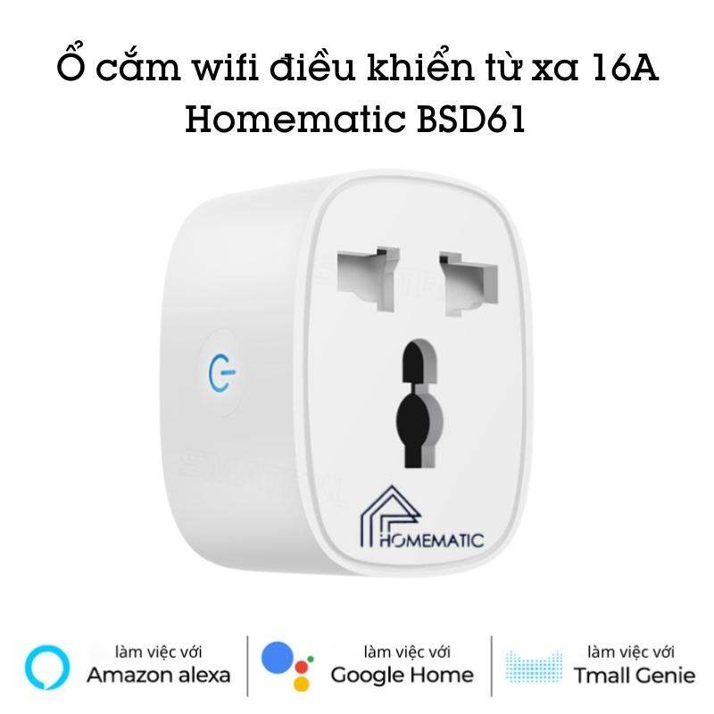 Ổ cắm wifi điều khiển từ xa 16A Homematic BSD61
