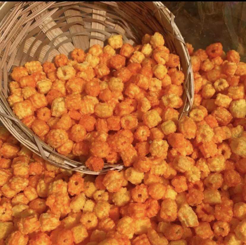 1kg nui chiên bơ cay, đóng túi zip
