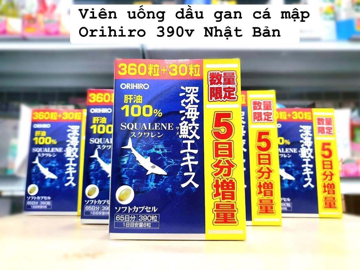 Viên uống Sụn vi cá mập Orihiro 390 viên Nhật Bản