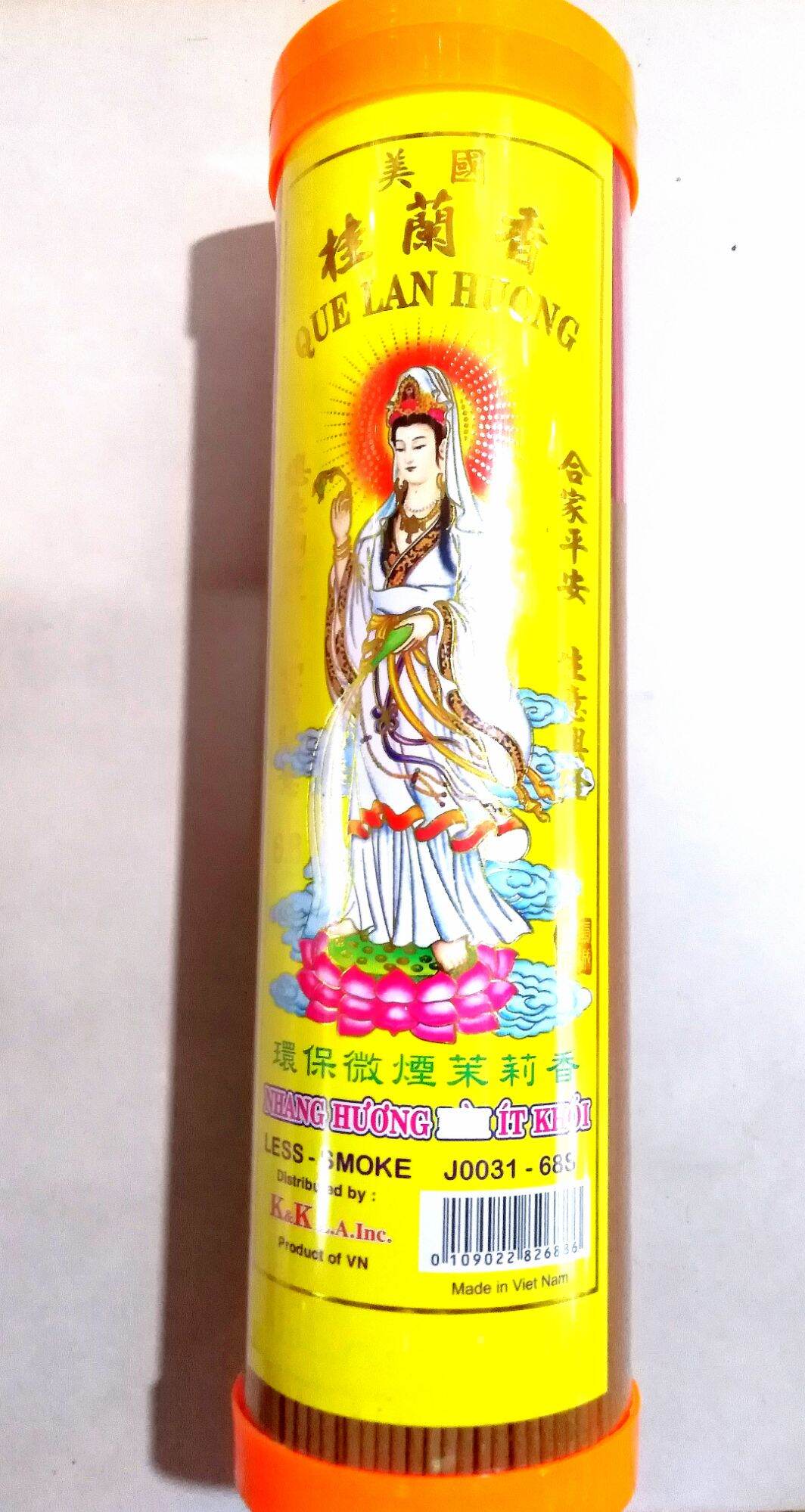 Nhang trầm ống Quế Lan Hương & Nhiều cỡ, Nhang sạch ít khói Quế Lan Hương