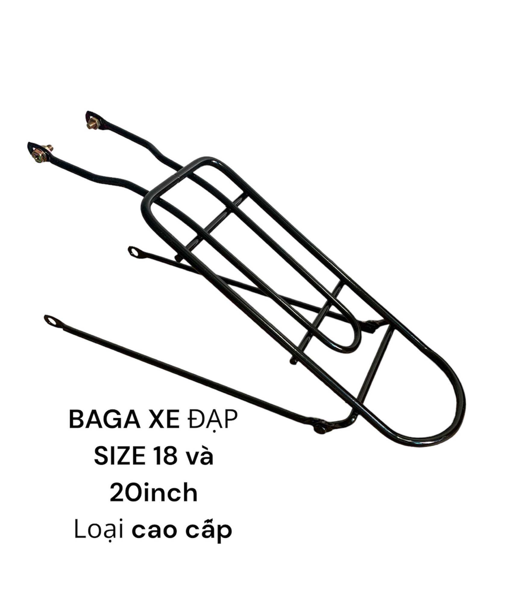 Gác baga xe trẻ em / xe đạp gấp dùng cho xe cỡ 18inch và 20inch