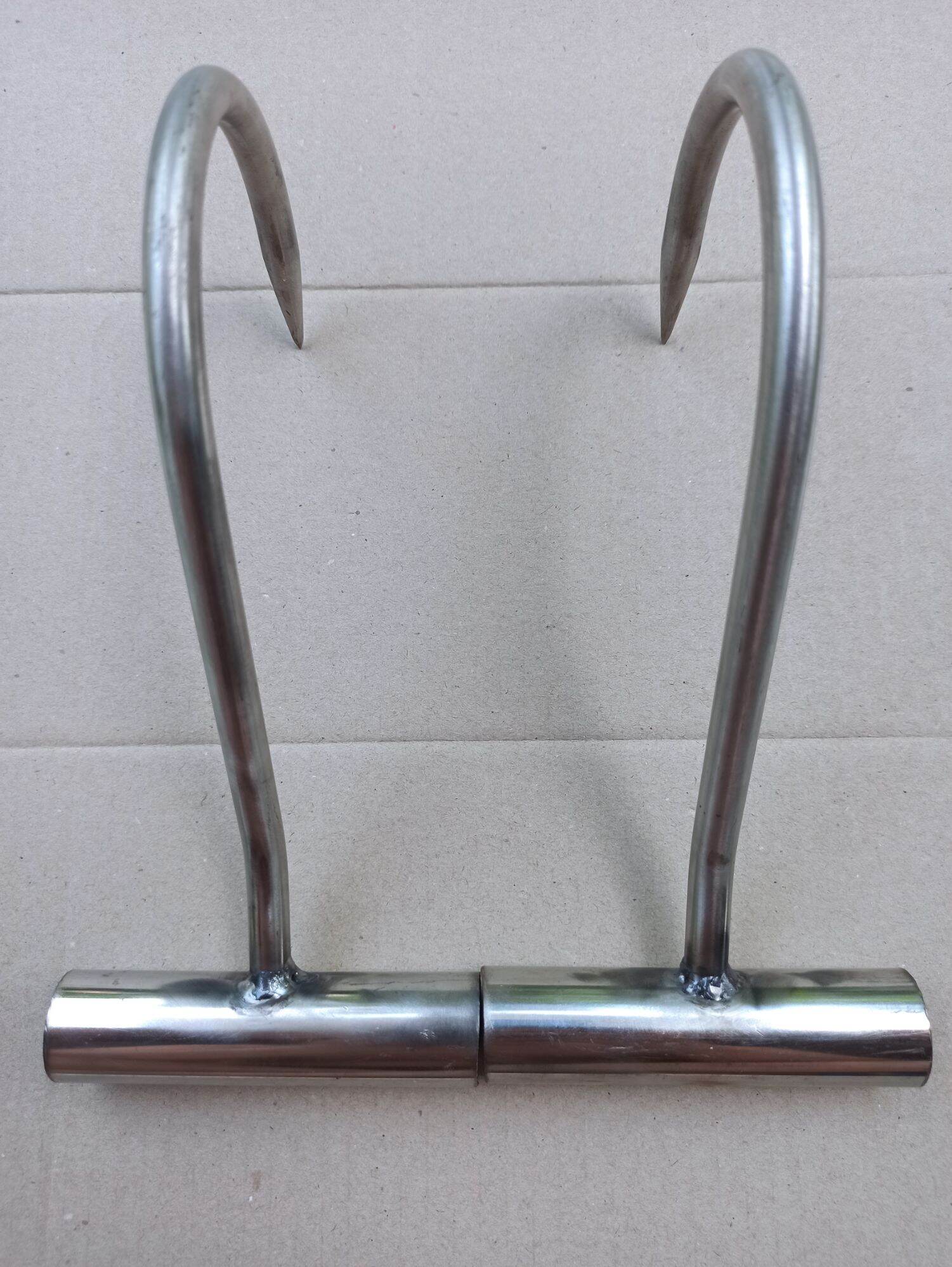 Cây móc nước đá inox (1 cặp) dài 25 cm cán inox