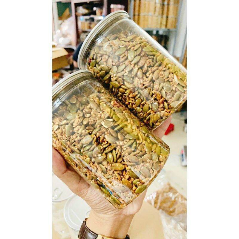 100gr hạt bí rang tỏi ớt